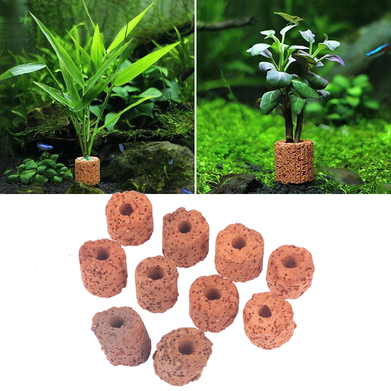 Aquarium Planted Set Up - 10 stuks Mini Waterplant Ring Bio