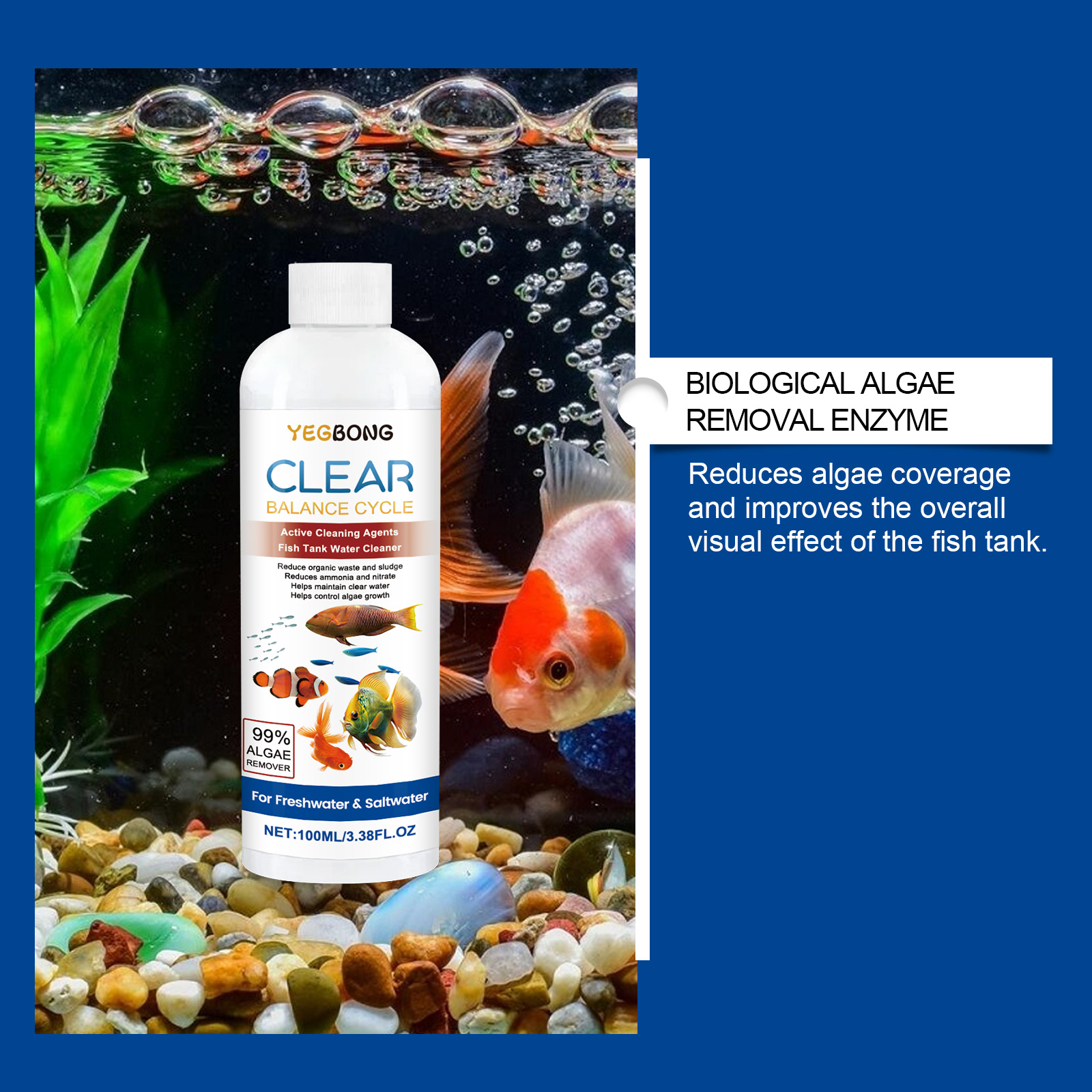 Aquarium Water Clarifier 100ml - Planted Aquarium Cleaning recensie en prijs