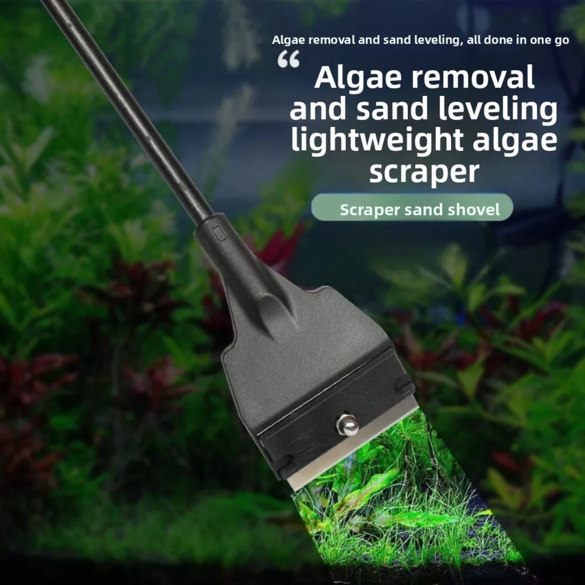 Glazen aquariumalgenkrabber, p - Aquarium Planted Sand recensie en prijs