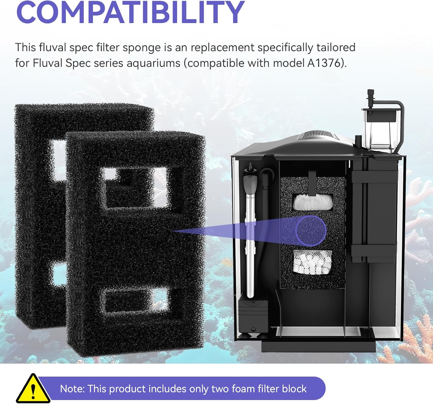 Compatibel schuimfilterblok ge - Fluval Aquarium Spec recensie en prijs